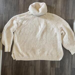 Lou & Grey Womens Sweater Long  Sleeve turtleneck Size Medium